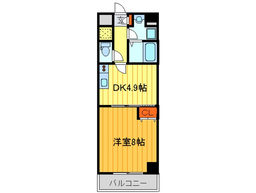 間取図 レガ－ロ布施