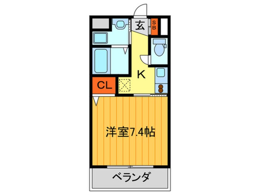 間取図 レガ－ロ布施