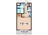 レガ－ロ布施 1Kの間取り