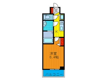 間取図 グランカリテ塚本(505)