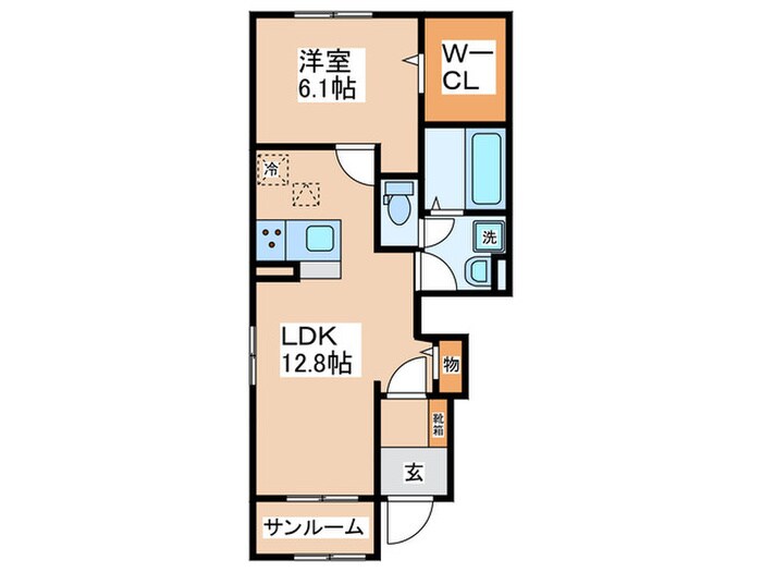 間取り図 ソレアードⅢ