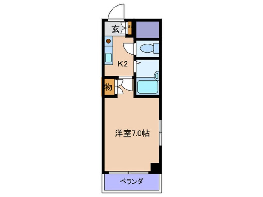 間取図 サンロイヤル長柄