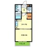 サニーコート 1DKの間取り
