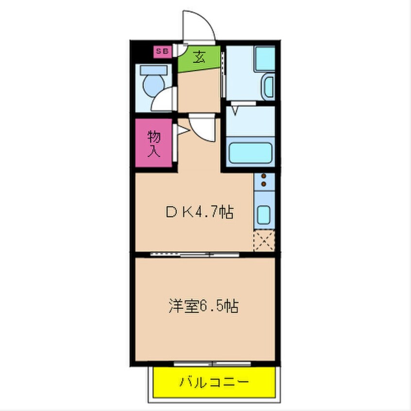 間取図 サニーコート