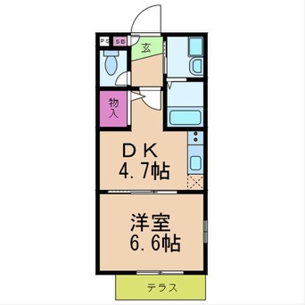 間取図 サニーコート