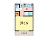 大善ハイツ 1Kの間取り