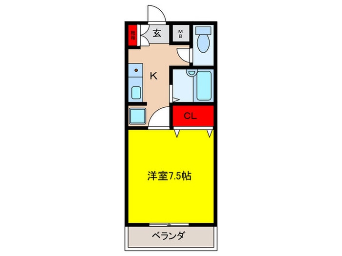 間取り図 セカンドＯＡハイツ
