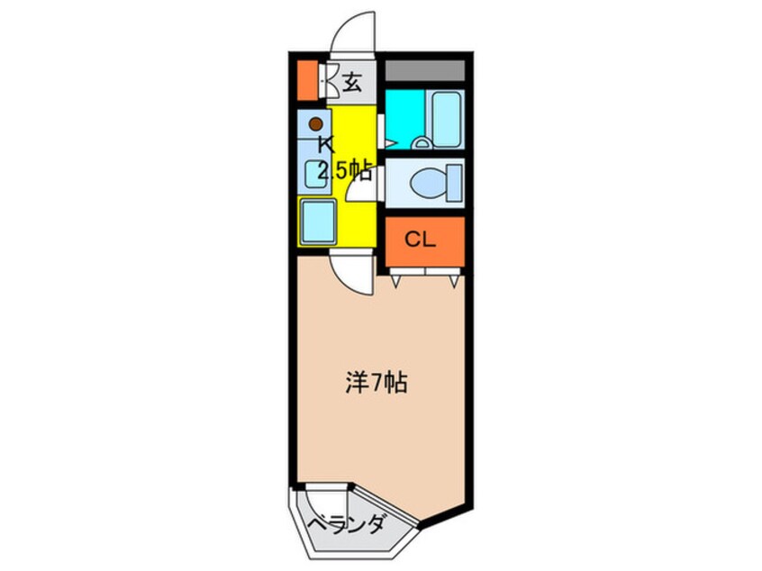 間取図 セカンドＯＡハイツ