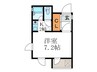 グレ－スコ－ト 1Kの間取り