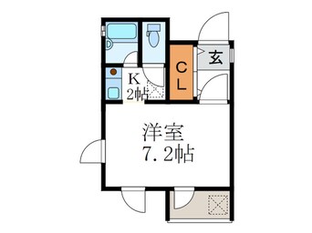 間取図 グレ－スコ－ト