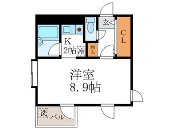 間取図 グレ－スコ－ト