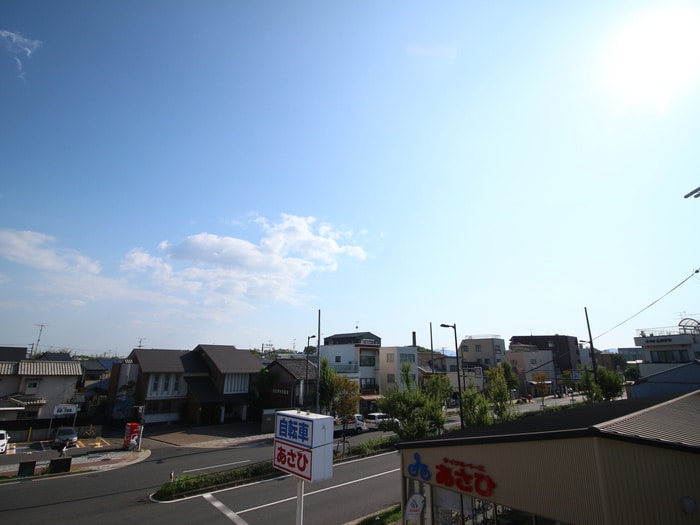 室内からの展望 グレ－スコ－ト