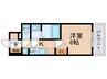 アドバンス大阪ビヤン 1Kの間取り