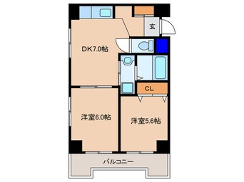 間取図 シティ－コ－ト東扇町