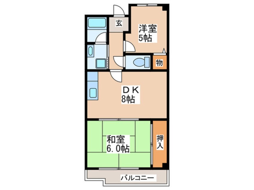 間取図 エミネスア－ク