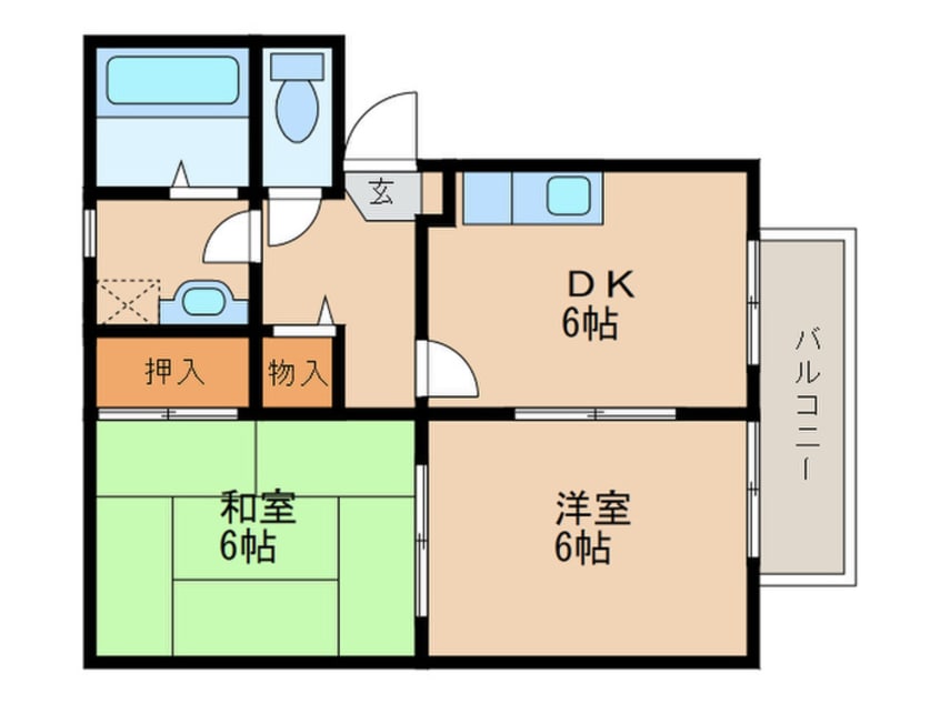 間取図 ブルータウン