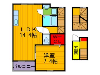 間取図 ニューフォレスト北野