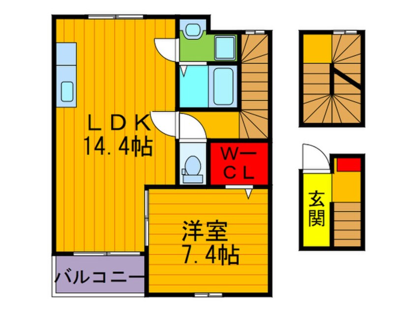 間取図 ニューフォレスト北野