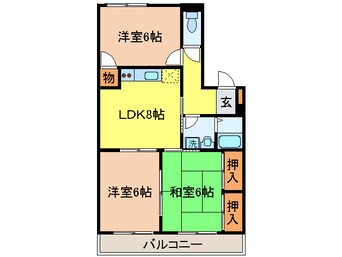 間取図 ピアレス千里Ａ棟