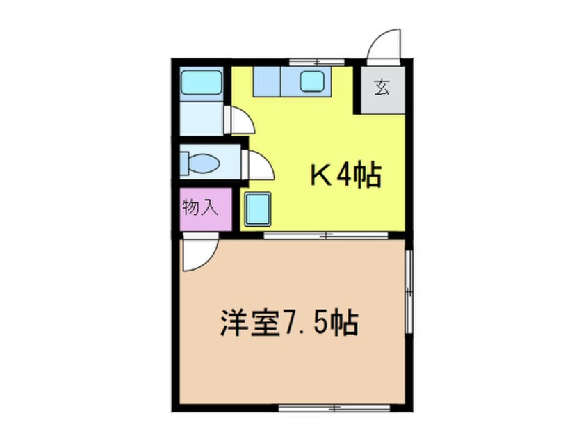 間取図 水田ハイツ