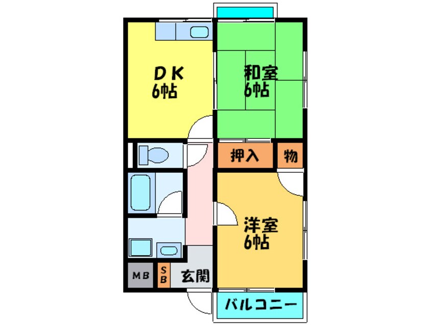 間取図 ライムハイツ