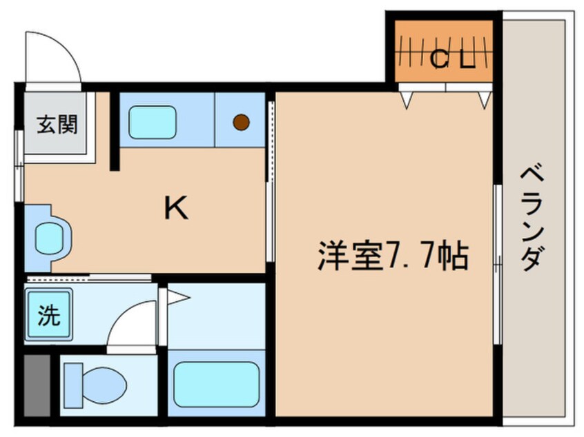 間取図 コ－ポサンⅢ