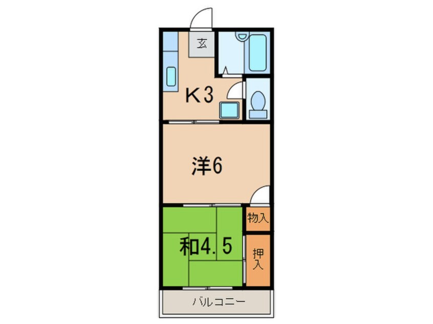 間取図 ハイツジョイ