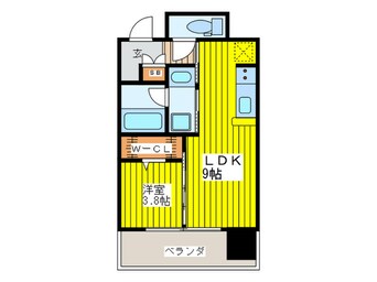 間取図 アーバネックス北堀江Ⅱ