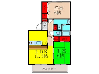 間取図 ネオパ－チェＣ