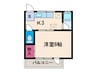 住吉マンション 1Kの間取り