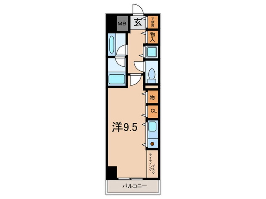 間取図 フレックス芦屋