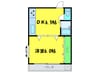 ナカモトマンション 1DKの間取り