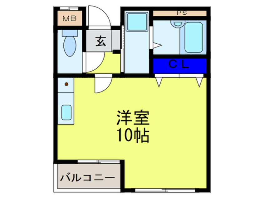 間取図 脇田ハイツ２号館