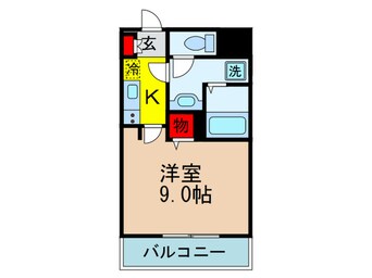 間取図 Ｎ・緑地