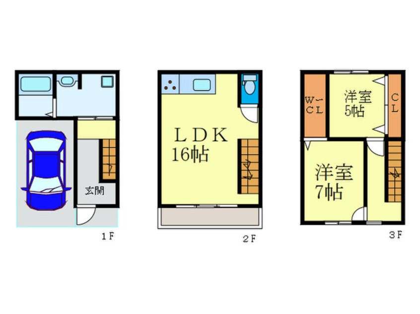 間取図 セレナ御所東