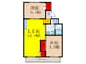 エレガンツァカーサ 2LDKの間取り