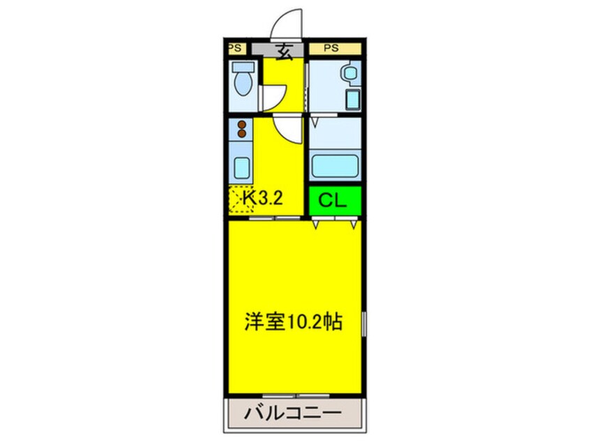 間取図 ｱﾝﾌﾟﾙ-ﾙｸﾗ-ｼﾞｭSHIMADA