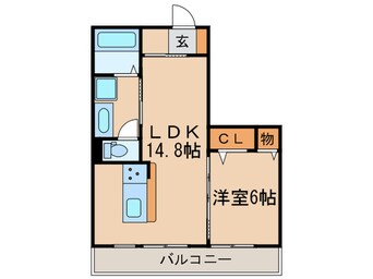 間取図 エーデルハイム東香園