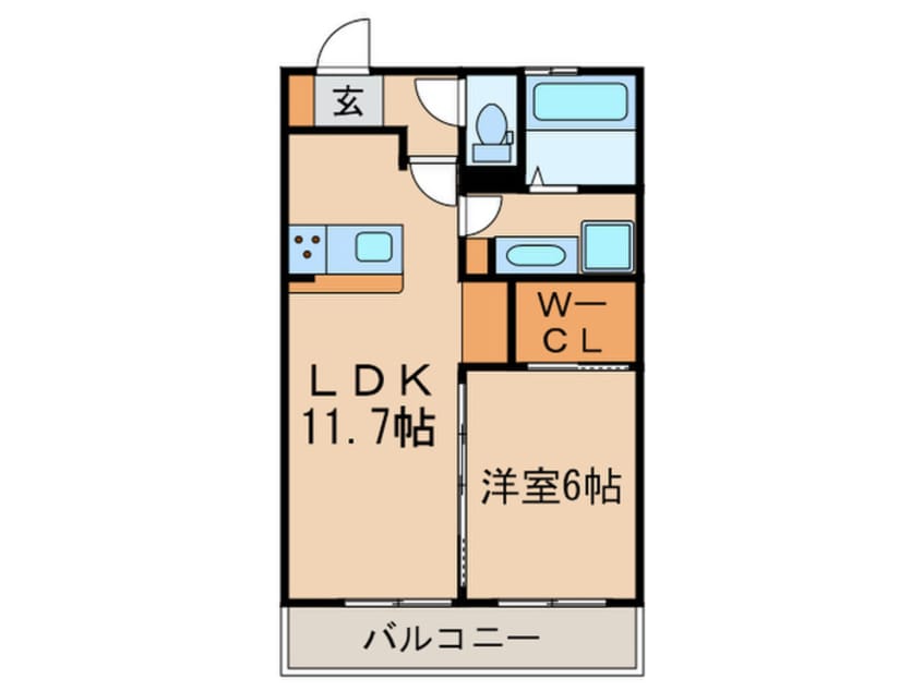 間取図 エーデルハイム東香園