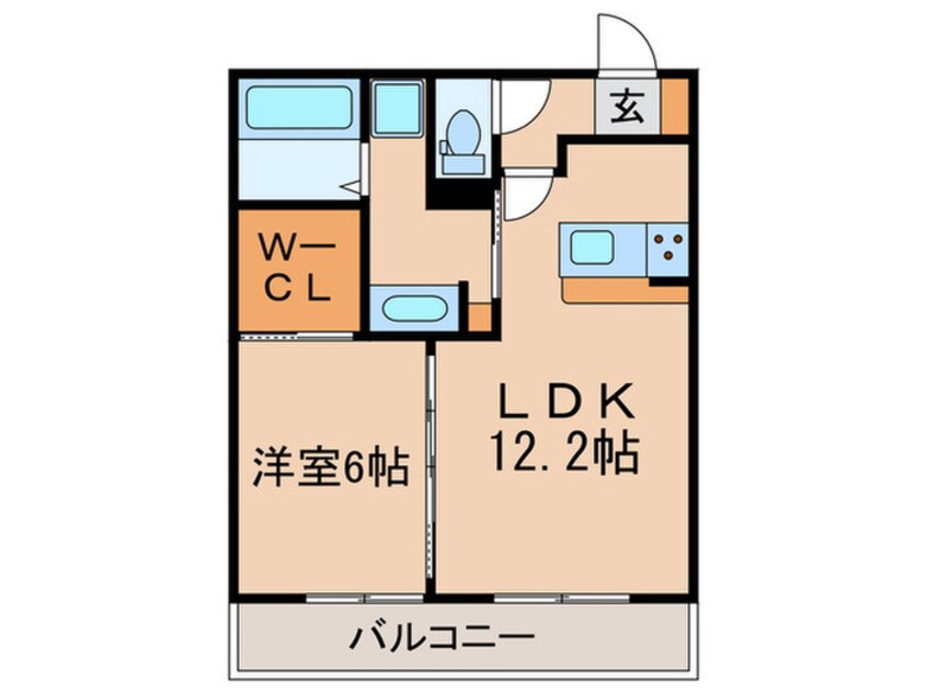 間取図 エーデルハイム東香園