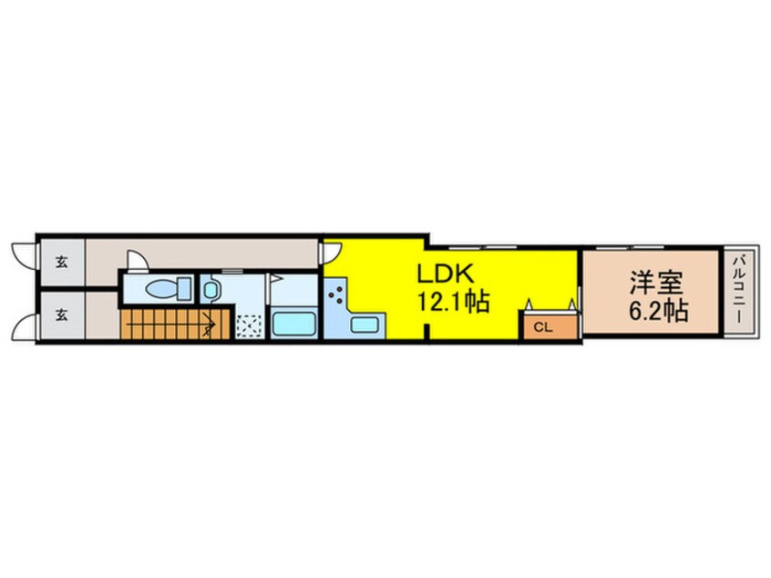 間取図 Casa Fam　豊中