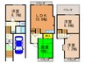 MAYUMIハウス156号館盛戸 4LDKの間取り
