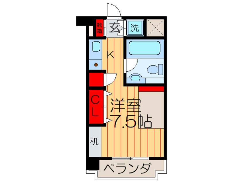 間取図 ルミエール長尾