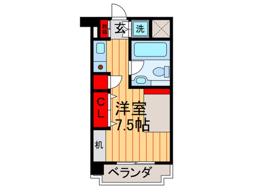 間取図 ルミエール長尾