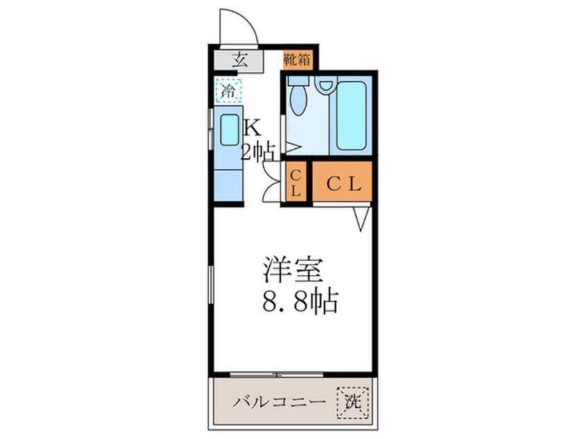 間取図 パール新大宮Ａ棟