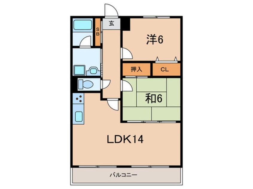 間取図 サンライズ明和