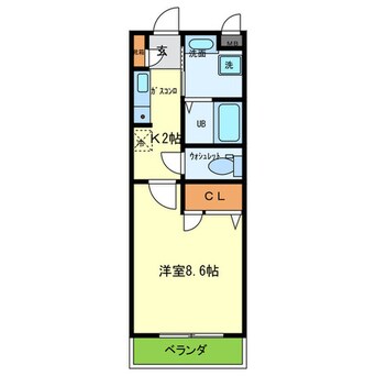 間取図 誠月ハイツ