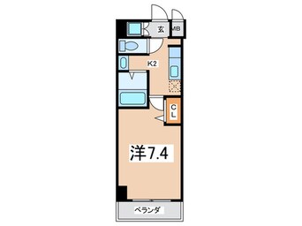 間取図 グランディ－ル阪南町Ⅲ番館