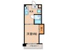 クレストＪ 1Kの間取り