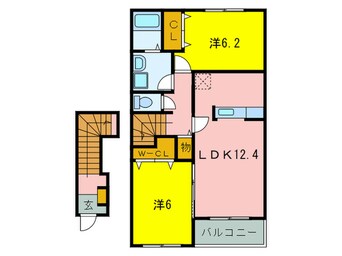 間取図 ルミエ－ル
